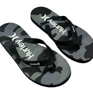 Hurley One and Only Camo Flip Flop Mens Size 8